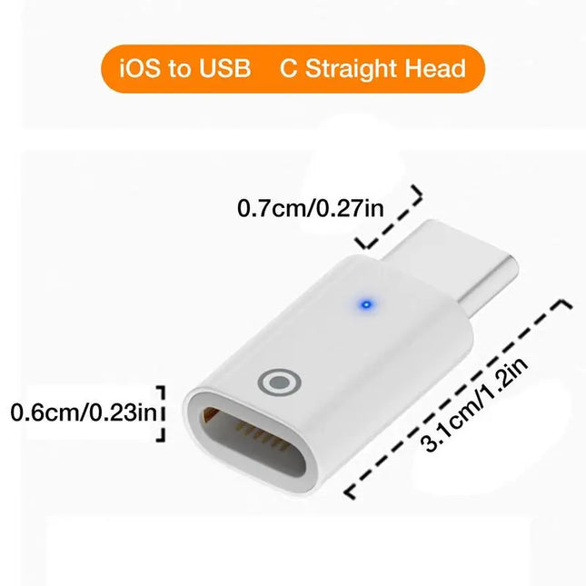 Charging Adapter ForApple Pencil 1st Generation Portable Type-C ToApple Pencil Charger Connector Accessories