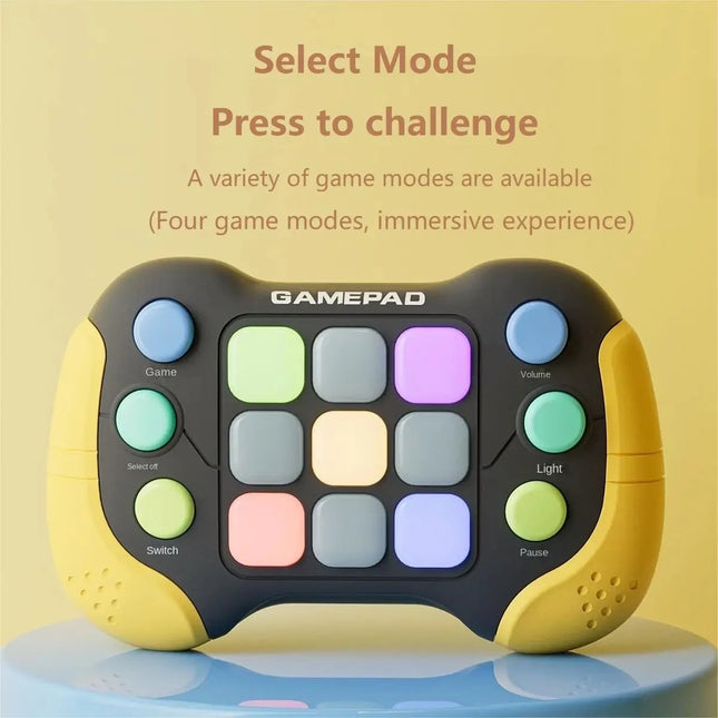 Quick Push Puzzle Game Machine Children's Toys 5 Game Modes RGB Lighting Adults Antistress Relief Electronic Game Toys Gifts