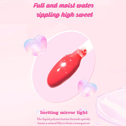 6-Pack Set  Mirror Lip Glaze Moisturizing Pudding Lip Long lasting Lip Protection Oil Hydrating Liquid Lipstick Lips Cosmetics