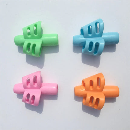 Children's 5 Fingers Silicone Pencil Pen Holder Children Writing Learning Tool Stationery Grip Posture School Correction Device