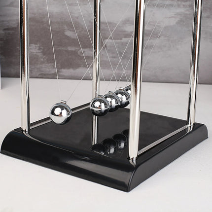 Newton Pendulum Teaching Science Steel Balance Ball Fun Physics Learning Toy 5 Swing Balls Home Creative Decoration Accessories