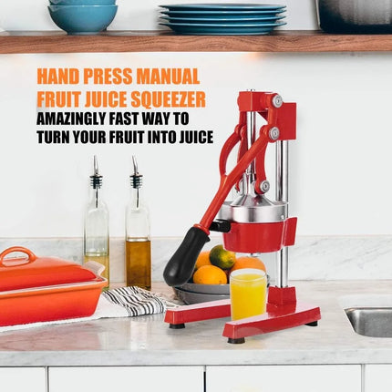 Commercial Heavy Duty Cast Iron Hand Press Manual Orange Citrus Lemon Lime Grapefruit Pomegranate Fruit Juice Squeezer Machine