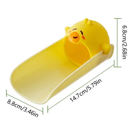 Animal Shaped Silicone Tap Extender Child Hand Washing Water Assistant Faucet Extended for Kitchen Bathroom Kindergarten