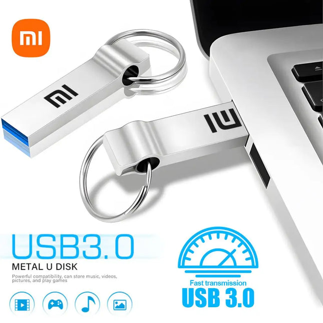 Xiaomi 2TB USB Drive 1tb High Speed Pen Drive Usb 3. 0 Memory Stick 512gb Waterproof Pendrive Metal USB Disk Memoria Usb Stick