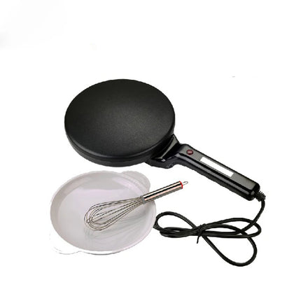 Non-stick Electric Crepe Pizza Maker Pancake Machine Griddle Baking Pan Cake Machine Kitchen Cooking Tools with Egg Beater