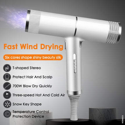 Professional Hair Dryer Infrared Negative Ionic Blow Dryer Hot Cold Wind Salon Hair Styler Tool Hair Blower Electric Blow Drier