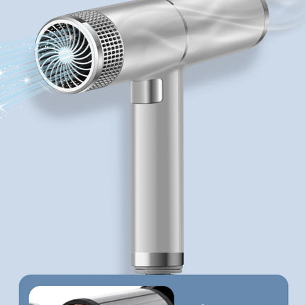 Low noise cold and hot negative ion hair dryer Intelligent temperature adjustable quick drying leafless hair dryer