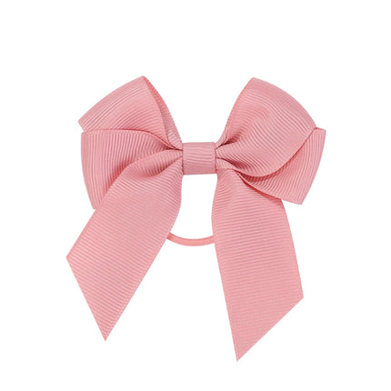 2/1Pcs Sweet Hair Ribbon Hair Band for Girls Toddler Cheer Bow Head Rope Kids Headwear Double Ponytail Support Hair Accessories