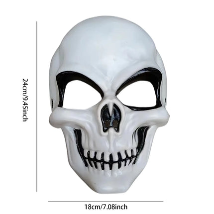 Halloween Horror Skeleton Mask Props Decoration New Full Face Full Head Skull Fright Mask Halloween Adult  Devil Skull Mask