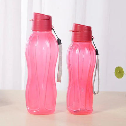 800ML Bottle Plastic Water Bottle Portable Outdoor Sports Water Cup Large Capacity Solid Color Space Cup Plastic Drinkware