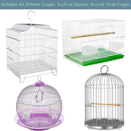 Mesh Bird Cage Cover Shell Skirt Net Easy Cleaning Catcher Guard Bird Cage Stretchy Mesh Parrot Bird Cage Net Jaula Para Pajaros