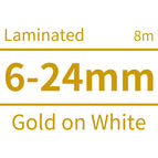 Gold on White / 6mm