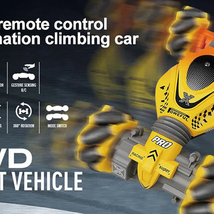 4WD RC Car Toy 2.4G Radio Remote Control Cars RC Watch Gesture Sensor Rotation Twist Stunt Drift Vehicle Toy for CHildren Kids