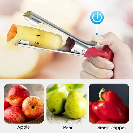 1Pc Premium Apple Corer Stainless Steel Apple Pears Core Remover Tool Fruit Cutter Seeder Slicer Knife Kitchen Vegetable Tools