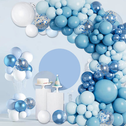 Blue Balloon Garland Arch Kit Happy Birthday Party Decorations Confetti Ballons Baby Shower Baloon Wedding Decor Globos