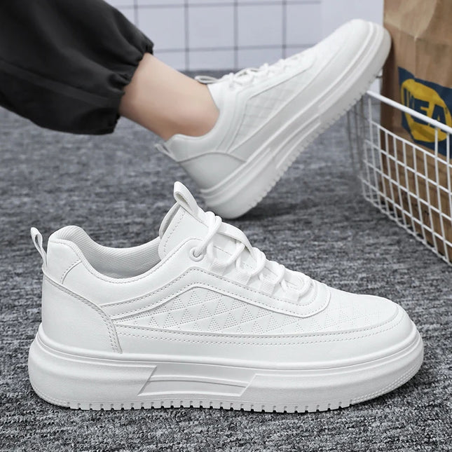 Fashion Platform Men Casual Sneakers Outdoor White Runing Shoes Breathable Mens Sport Shoes Light Walking Shoes Tennis Shoes