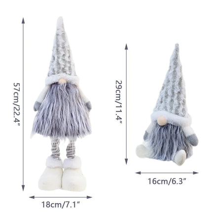 Gnome Christmas Decorations 2023 Faceless Doll Merry Christmas Decorations for Home Ornament Happy New Year 2024 Noel Xams