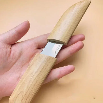 Paring Knife Chef Slicing Steak Fish Knife Sharp Kitchen Knives Plastic Handle Stainless Steel Boning Barbecue Knives With Cover