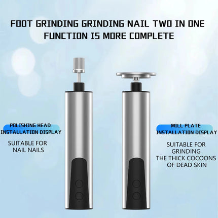 New 11000RPM Electric Nails Foot Groomer Nail Polisher 6-speed Small Portable Nail Machine Polishing Dead Skin Removal