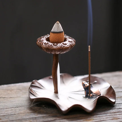 Y 10/20/50Pcs Natural Indian Cone Insence Rose Waterfall Reflux Tower Incense for Backflow Burner Home Tea Room Hotel Fragrance