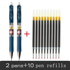 2pen with 10refills / Dark blue