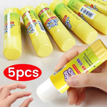 5/1Pcs High Viscosity Solid Glue Stick Office School Supplies Adhesive Glue Sticks for DIY Art Paper Card Photo Stationery 9G