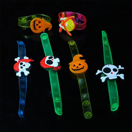 120PCS Halloween Glow Watch Horror Flash Prop Children's Watch Halloween Party Decorations Christmas decorations