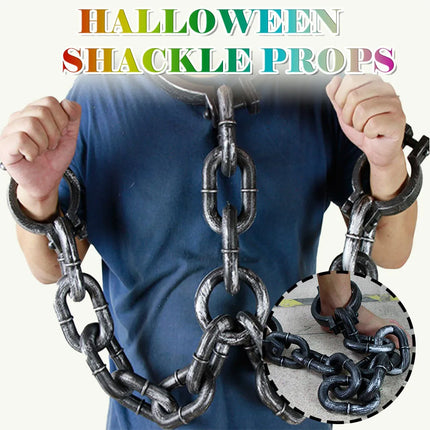 2024 New Halloween Plastic Simulation Chain Prisoner Decoration Haunted House Props Halloween Ornaments