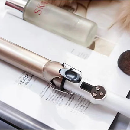 Temperature Setting Electric Hair Curler Long Curling Tong Wand 9-38mm Professional Hair Curling Iron LCD Screen