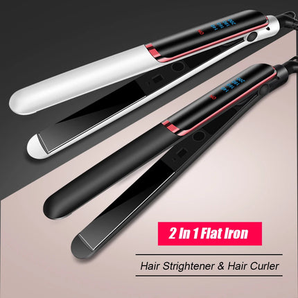 26MM Negative Ion Hair Straightener Twist Straightening Curling Iron Pro Anti-scald Ceramic Glaze Fast Heating Styling Flat Iron