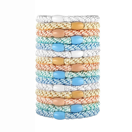 5pc Korean Beauty Good Elasticity Hair Ties Rings Rope Scrunchies for Women Girls Child Daily Holiday Gift Hair Accessories