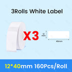 3Rolls 12x40mm