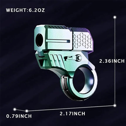 Decompression EDC Launcher Model Ring Fingertip Launcher One-Click Eject Fidget Ring Stress Relief Fidget Sensory Toys For Kids