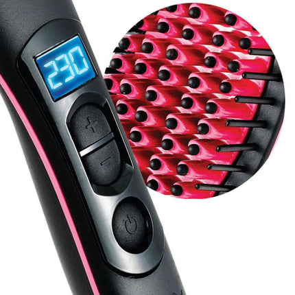 Electric Hair Straightening Brush Hot Comb Adjustable Temperature Hair Straightener Professional Women's Hair Heating Comb