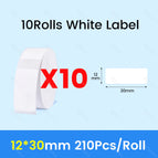 10Rolls 12x30mm