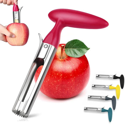 1Pc Premium Apple Corer Stainless Steel Apple Pears Core Remover Tool Fruit Cutter Seeder Slicer Knife Kitchen Vegetable Tools