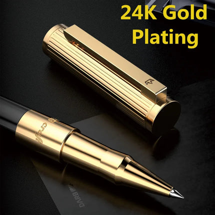 DARB Luxury RollerBall Pen For Writing 24K Gold Plating High Quality Metal Pen  Business Office Gift