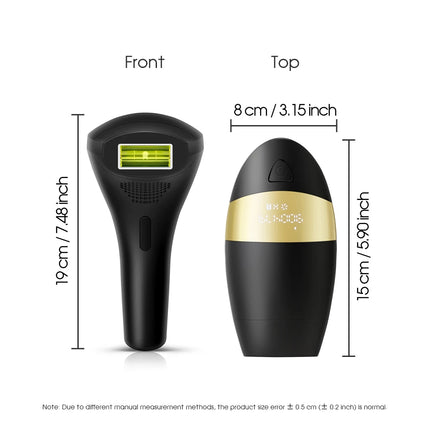 900,000 Flashes 3-in-1 Laser Depilator LCD Display IPL Hair Removal for Women Bikinis Pubic Body Remover Home Use Epilator