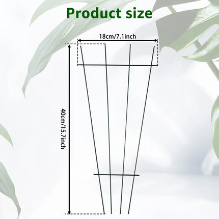 2PCS Plant Support Stakes Climbing Rack Iron Garden Plant Support Stake Stand Garden Decoration for Flowerpot Stand Plant Growth