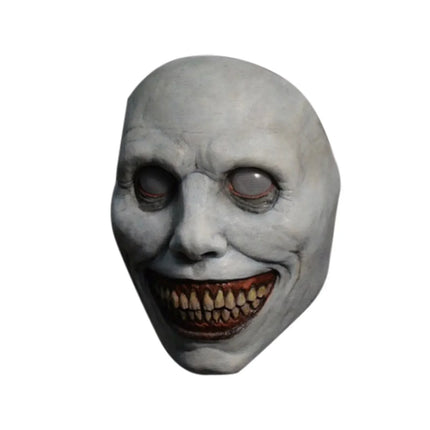 Halloween Mask Scary Smiling Demon White Eye Horrible Devil Coser Creepy Horror Mask Evil Cosplay Scariest Masked Ball Accessori