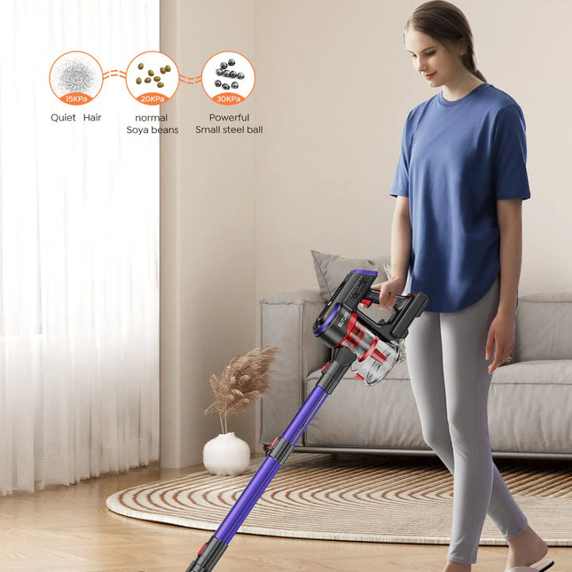 Buture 38000Pa Cordless Vacuum Cleaner Handheld 450W With Touch Display Smart Home Appliance for Carpets Hair 55 Mins