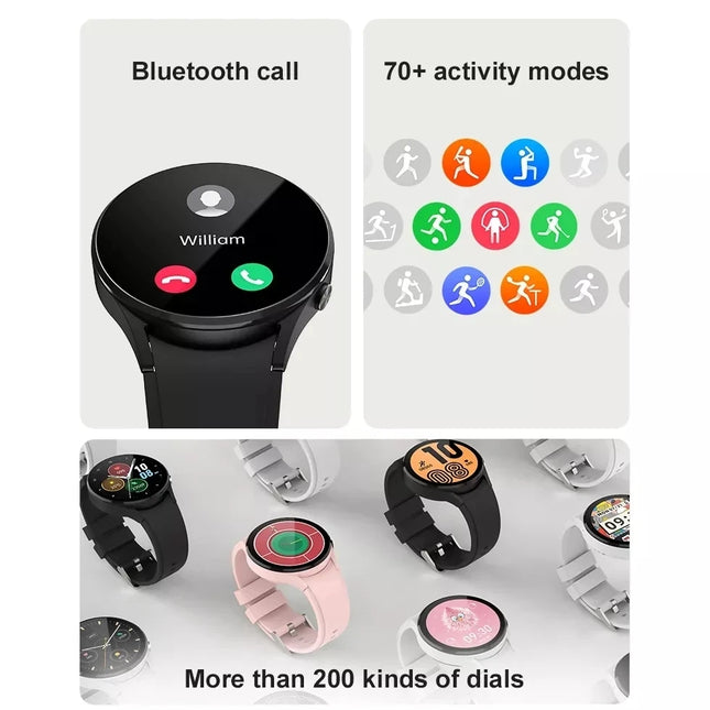 New Smart Watch WoMen For Samsung 1.39'' IPS Display Voice Calling Health Monitoring 70+ Sports Modes Men Waterproof Smart Watch