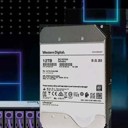 DC HC520 12TB Enterprise Class Helium Disk 12TB Desktop Computer 7200 to 256M High-Speed 12T Monitoring Hard Disk