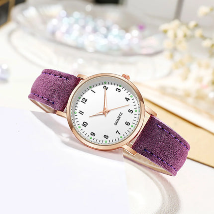 Reloj Mujer Fashion Watch For Women Leather Belt Watches Ladies Luxury Analog Quartz Luminous Wristwatch Clock Relogio Feminino