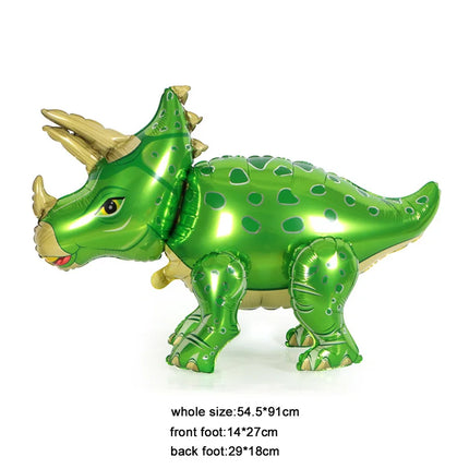 Inflatable Dinosaur Balloons Dino Baby Birthday Party Decoration Supplies Jurassic Animals Raptor Balloon Kids Dino party Favors