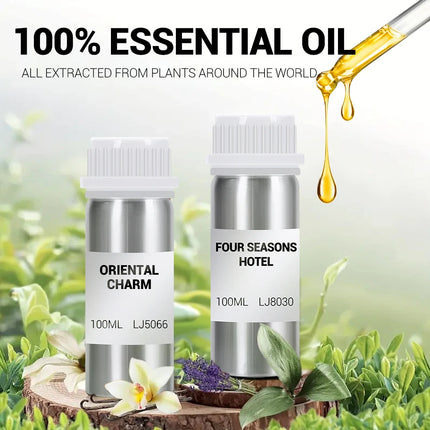 100ml Hotel Essential Oils for Diffuser Candle Making Room Fragrance Aromatic Diffuser Home Perfume Air Freshener Essential Oil