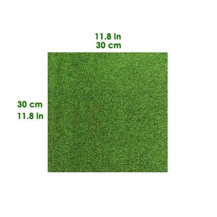 2PCS Artificial Grass Outdoor Gardening Turf Lawn Synthetic Fake Grass Carpetfaux Micro-landscape DIY Flocking Rug 30*30cm