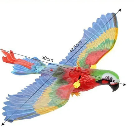 Simulation Bird Interactive Cat Toys Electric Hanging Eagle Flying Bird Cat Teasering Play Cat Stick Scratch Rope Pet Toys