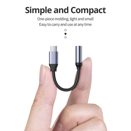 USB Type C To 3.5mm Aux Adapter Type-c 3 5 Jack Audio Cable Earphone Cable Converter for iPhone 15 Samsung Galaxy S24 S23 Ultra