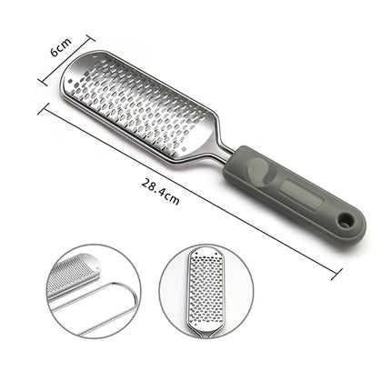 1 Pcs Stainless Steel Foot File Feet Grinding Device Remove Dead Skin Rub Feet Foot Rub Pedicure Foot File